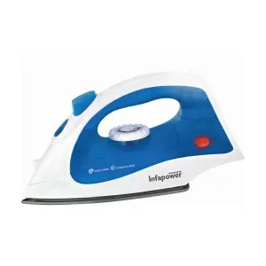 Infapower X601 Steam Iron, 1400W, Teflon Soleplate - Blue/White