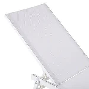 Sun Lounger Metal White PORTOFINO