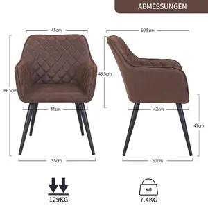 Valera Dining Room Chair Brown