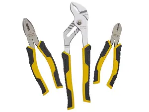 STANLEY STHT0-74471 3 Pliers Set ControlGrip Waterpump Combination Cut STA074471