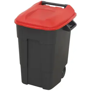 Sealey Refuse/Wheelie Bin 100L - Red BM100R