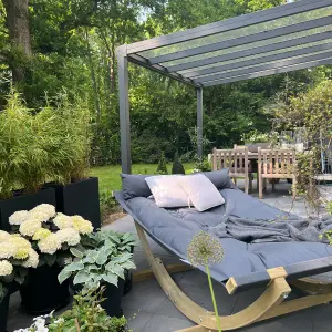 Amazonas Lounge Bed - Anthracite