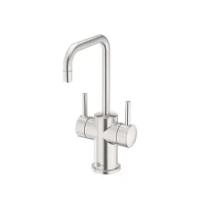 InSinkErator Moderno FHC3020-UK Brushed Stainless Steel Instant Filtered Steaming Hot and Cold Water Kitchen Side Tap