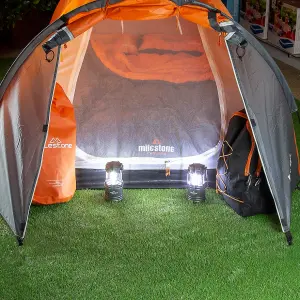 Milestone Camping Deluxe 2-Person Pop Up Dome Tent