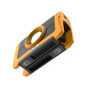 JCB TUFFCLAMP LED Worklight, 1500lm, Rotary Dimming, Adjustable Clamp with Magnets, 20hr Runtime, USB-C, IP65 - JCB-WL-TUFFCLAMP