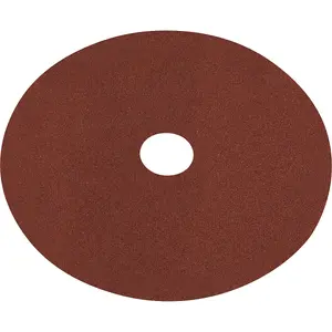 25 Pack of 100mm Aluminium Oxide Sanding Discs - 60 Grit for Wood and Metal