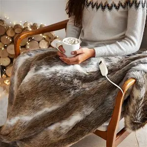 Staysnug Faux Fur Heated Throw