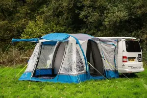 OLPRO Loopo Breeze Inflatable Campervan Awning Blue & Grey