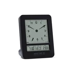 Digitally Alarm Tabletop Clock in Black