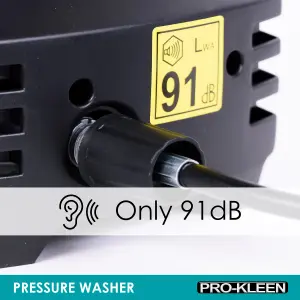 Pro-Kleen Pressure Washer Jet Power Wash High Performance Cleaner For Patio and Car 1400W