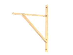 Polished Brass Chalfont Shelf Bracket (260mm x 200mm)