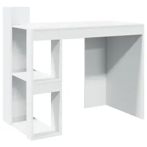 Berkfield Office Desk White 103.5x56.5x94 cm Engineered Wood