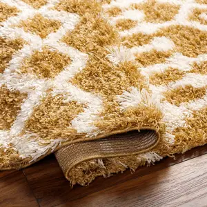 NOUR Boho Shaggy Area Rug 160 x 220 cm