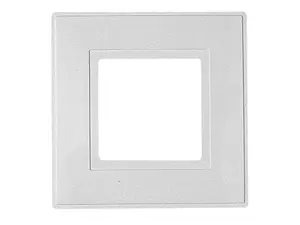 Premium White Finger Plates for Flush Switches - Pack of 2