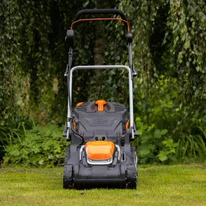 Yard Force 40V 34cm Cordless Lawnmower with lithium ion battery & quick charger LM G34A - GR40 range