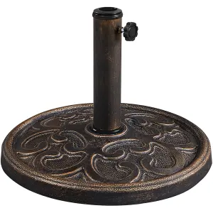 Yaheetech Bronze 10kg Outdoor Umbrella Base