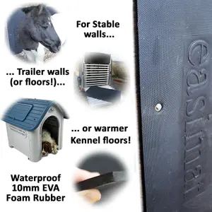 Stable Wall Mat Horsebox Trailer EVA 6ft x 4ft x 10mm Equine Pony