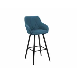 Maxman 11.02cm Bar Stool (Set of 2) Blue