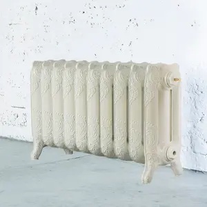 Arroll Montmartre Cream 3 Column Radiator, (W)834mm x (H)470mm