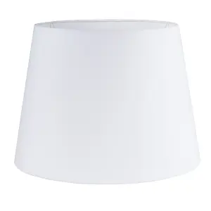 ValueLights Aspen Modern White Fabric Table Floor Light Shade