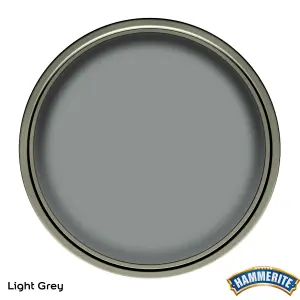 Hammerite Ultima Light Grey Mid sheen Garden Metal paint, 750ml Tin