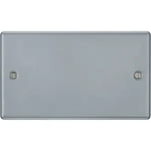 BG Metal Clad Industrial Double Blank Plate, Scratch Resistant