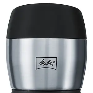 Melitta 350ml Thermal Mug Black/Stainless Steel