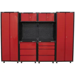 Durable 2.6m Modular Garage Storage System for Workshop Organization