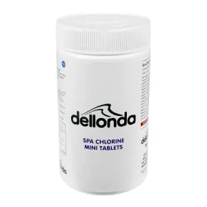 Dellonda 1kg Chlorine Mini Tablets Hot Tub/Spa, Pool Floater, Chemical Dispenser