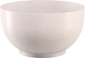 Bowl Planter Plant Pot Legs Oval Flower Modern Decorative Saucer Indoor Outdoor 40cm White ECO without legs