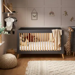 Maya Cot Bed Grey/Brown