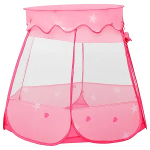 Berkfield Children Play Tent Pink 102x102x82 cm