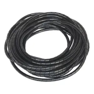 Sealey Spiral Wrap Cable Sleeving Flexible Polyolefin 8-16mm 10 Metres SWS816