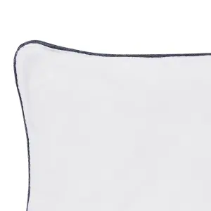 Bed Pillow PELISTER Japara Cotton Low 40 x 80 cm White