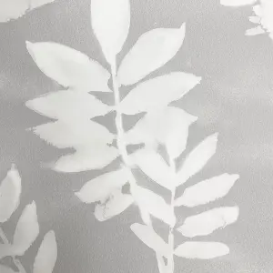 Muriva Grey Tropical Pearl effect Embossed Wallpaper