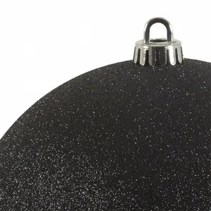 Xmas Bauble Black / 20cm H x 20cm W