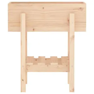 Berkfield Garden Planter 62x30x69 cm Solid Wood Pine