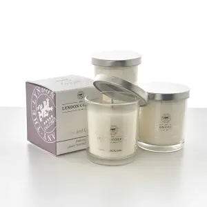 Luxurious Secented Glass Jar Candles Juniper & Lavender