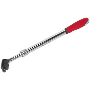 Extendable Breaker Pull Bar - 1/2" Sq Drive Knuckle - 450 to 600mm - Soft Grip