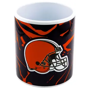 Cleveland Browns Camo Mug Black/Red/White (One Size)