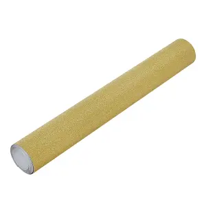 Gold Glitter Stick Sandstone Vinyl Wallpaper Roll