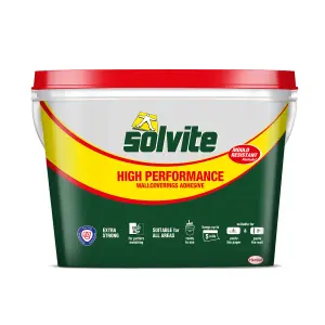 Solvite Ready mixed Wall covering Adhesive 4.5kg - 5 rolls