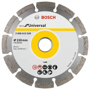 Bosch Professional Diamond Cutting Disc ECO - Universal, 150x22.23x2.1x7