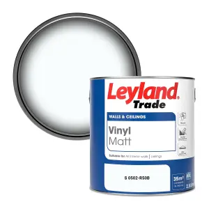 Leyland Trade Vinyl Matt Walls & Ceilings Emulsion Paint (S 0502-R50B) 2.5L