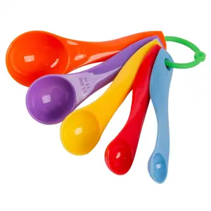 Ashley - Polypropylene Measuring Spoons Set - 5pc - Multicolour