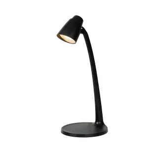 Lucide Ludo Classic Desk Lamp - LED - 1x4,5W 3000K - Black