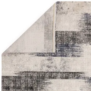 Blue Abstract Modern Luxurious Easy To Clean Rug For Living Room Bedroom & Dining Room-160cm X 230cm