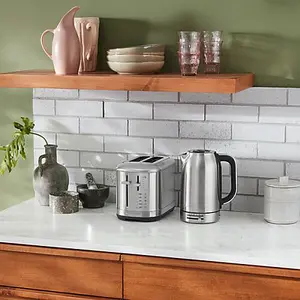 KitchenAid Breakfast Suite Stainless Steel 1.7L Kettle and 2 Slice Toaster Set