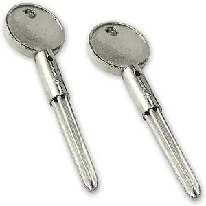 Charles Watson Universal Security Rack Bolt Keys Silver Pack of 2