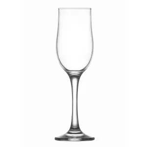 LAV - Nevakar Glass Champagne Flutes - 195ml - Pack of 6